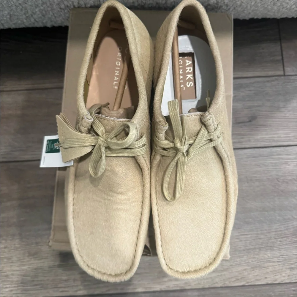 NWB Clarks Original Wallabee Men’s Maple hair Shoes Size 10.5